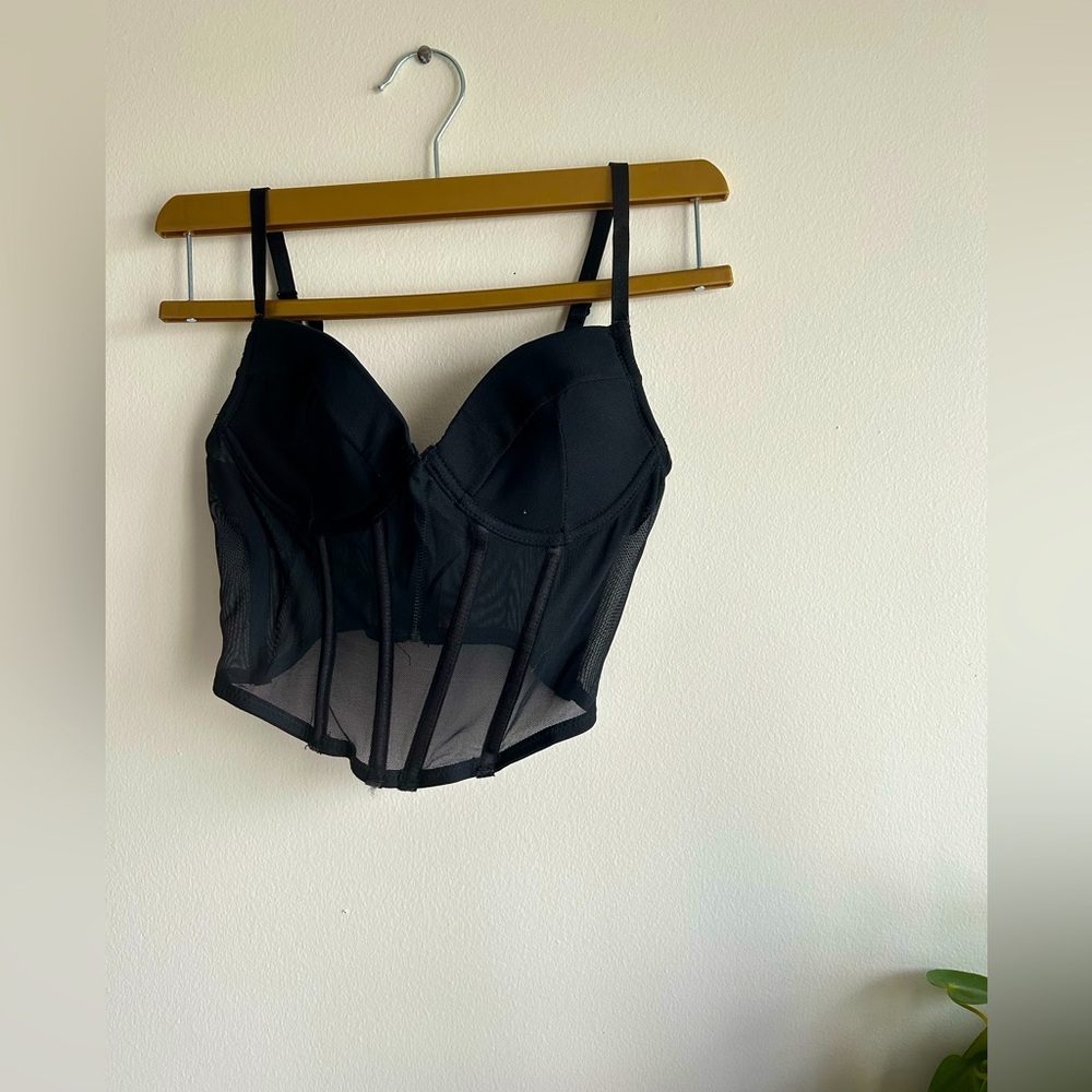 rue 21 mesh corset bralette